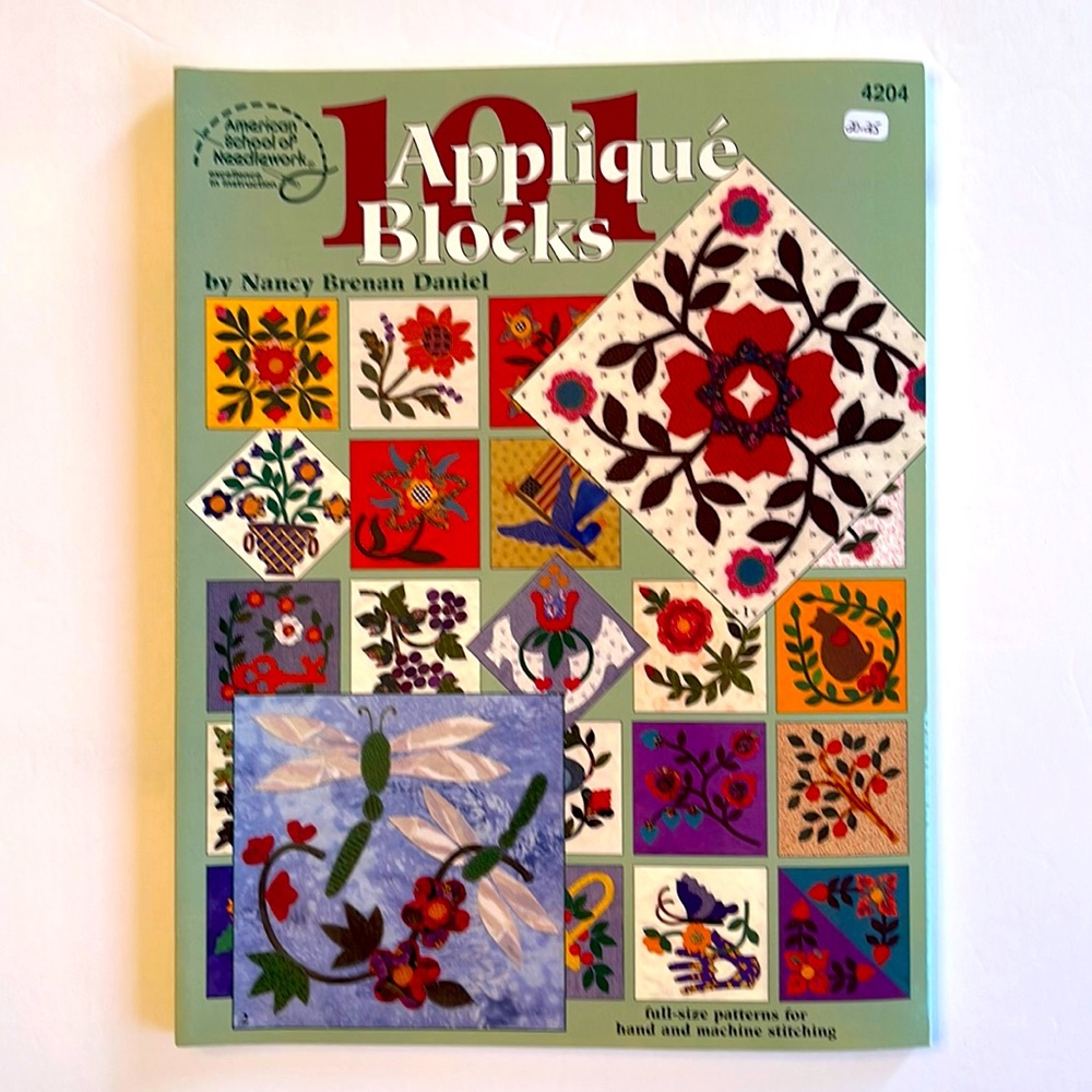 101 QUILTING BLOCKS PATTERNS BOOK APPLIQUÉ NEW SEWING INSTRUCTIONS CRAFTING